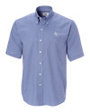 Air Force Falcons Cutter & Buck Epic Easy Care Nailshead Mens Big and Tall Short Sleeve Dress Shirt French Blue Mannequin Thumbnail Image