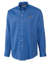 Creighton Bluejays Cutter & Buck Epic Easy Care Nailshead Mens Long Sleeve Dress Shirt French Blue Mannequin Thumbnail Image
