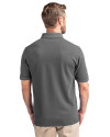 Florida Gulf Coast Eagles Cutter & Buck Advantage Eco Tri-Blend Pique Mens Big and Tall Polo Elemental Grey Back Thumbnail Image
