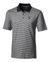 Dartmouth Big Green Cutter & Buck Forge Tonal Stripe Stretch Mens Big and Tall Polo Black Mannequin Thumbnail Image