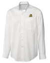 Bryant University Bulldogs Cutter & Buck Epic Easy Care Fine Twill Mens Big and Tall Dress Shirt White Mannequin Thumbnail Image