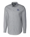 Creighton Bluejays Cutter & Buck Stretch Oxford Mens Long Sleeve Dress Shirt Charcoal Mannequin Thumbnail Image