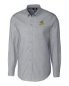 Bryant University Bulldogs Cutter & Buck Stretch Oxford Mens Long Sleeve Dress Shirt Charcoal Mannequin Thumbnail Image