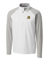 Bryant University Bulldogs Cutter & Buck Response Lightweight Hybrid Quarter Zip Mens Pullover Windbreaker White Mannequin Thumbnail Image