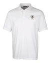 Virginia Military Institute Keydets Cutter & Buck Advantage Tri-Blend Jersey Mens Big and Tall Pocket Polo White Mannequin Thumbnail Image