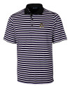 East Carolina Pirates Cutter & Buck Mens Forge Polo Multi Stripe College Purple Mannequin Thumbnail Image