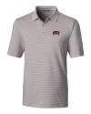 UNLV Rebels Cutter & Buck Forge Pencil Stripe Stretch Mens Polo Polished Medium Gray Mannequin Thumbnail Image
