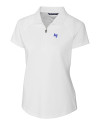 Air Force Falcons Cutter & Buck Forge Stretch Womens Short Sleeve Polo White Mannequin Thumbnail Image
