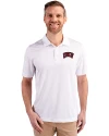 UNLV Rebels Cutter & Buck Prospect Eco Textured Stretch Recycled Mens Big & Tall Polo White Front Thumbnail Image