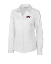 UNLV Rebels Cutter & Buck Epic Easy Care Fine Twill Womens Long Sleeve Dress Shirt White Mannequin Thumbnail Image