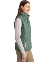 Florida Gulf Coast Eagles Cutter & Buck Rainier PrimaLoft® Womens Eco Insulated Full Zip Puffer Vest Hunter Melange Side Thumbnail Image