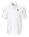Utah State Aggies Cutter & Buck Epic Easy Care Nailshead Mens Big and Tall Short Sleeve Dress Shirt White Mannequin Thumbnail Image