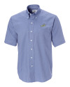 Florida Gulf Coast Eagles Cutter & Buck Epic Easy Care Nailshead Mens Big and Tall Short Sleeve Dress Shirt French Blue Mannequin Thumbnail Image