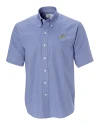 Florida Gulf Coast Eagles Cutter & Buck Epic Easy Care Nailshead Mens Big and Tall Short Sleeve Dress Shirt French Blue Mannequin Thumbnail Image