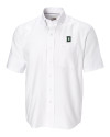 Dartmouth Big Green Cutter & Buck Epic Easy Care Nailshead Mens Short Sleeve Dress Shirt White Mannequin Thumbnail Image