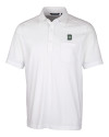 Dartmouth Big Green Cutter & Buck Advantage Tri-Blend Jersey Mens Pocket Polo White Mannequin Thumbnail Image