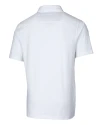 Creighton Bluejays Cutter & Buck Advantage Tri-Blend Jersey Mens Pocket Polo White Mannequin Back Thumbnail Image