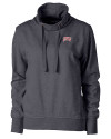 UNLV Rebels Cutter & Buck Saturday Cotton Blend Womens Funnel Neck Sweatshirt Charcoal Heather Mannequin Thumbnail Image