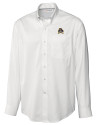 East Carolina Pirates Cutter & Buck Epic Easy Care Fine Twill Mens Long Sleeve Dress Shirt White Mannequin Thumbnail Image