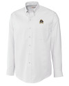 East Carolina Pirates Cutter & Buck Epic Easy Care Nailshead Mens Long Sleeve Dress Shirt White Mannequin Thumbnail Image
