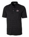 Fresno State Bulldogs Cutter & Buck Advantage Tri-Blend Space Dye Mens Big and Tall Polo Dark Black Mannequin Thumbnail Image