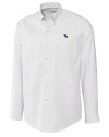 Louisiana Tech Bulldogs Cutter & Buck Epic Easy Care Nailshead Mens Big and Tall Long Sleeve Dress Shirt White Mannequin Thumbnail Image