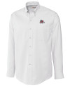 Fresno State Bulldogs Cutter & Buck Epic Easy Care Nailshead Mens Big and Tall Long Sleeve Dress Shirt White Mannequin Thumbnail Image