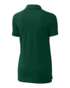 Charlotte 49ers Cutter & Buck Advantage Eco Tri-Blend Pique Womens Polo Hunter Green Mannequin Back Thumbnail Image