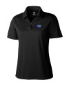 Middle Tennessee Blue Raiders Cutter & Buck Genre Textured Solid Womens Polo Black Mannequin Thumbnail Image