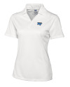 Middle Tennessee Blue Raiders Cutter & Buck Genre Textured Solid Womens Polo White Mannequin Thumbnail Image