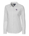 Stephen F Austin Lumberjacks Cutter & Buck Stretch Oxford Womens Long Sleeve Dress Shirt White Mannequin Thumbnail Image