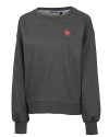 Houston Cougars Cutter & Buck Saturday Cotton Blend Womens Crew Neck Sweatshirt Charcoal Heather Mannequin Thumbnail Image