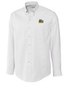 Drexel Dragons Cutter & Buck Epic Easy Care Nailshead Mens Big and Tall Long Sleeve Dress Shirt White Mannequin Thumbnail Image