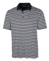 Louisiana Tech Bulldogs Cutter & Buck Mens Forge Polo Multi Stripe Black Mannequin Thumbnail Image