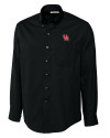 Houston Cougars Cutter & Buck Epic Easy Care Fine Twill Mens Long Sleeve Dress Shirt Black Mannequin Thumbnail Image