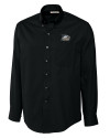 Georgia Southern Eagles Cutter & Buck Epic Easy Care Fine Twill Mens Long Sleeve Dress Shirt Black Mannequin Thumbnail Image