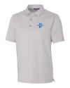 Indiana State Sycamores Cutter & Buck Forge Heathered Stretch Mens Polo Polished Heather Mannequin Thumbnail Image