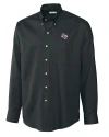 Stephen F Austin Lumberjacks Cutter & Buck Epic Easy Care Nailshead Mens Long Sleeve Dress Shirt Black Mannequin Thumbnail Image