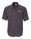 Stephen F Austin Lumberjacks Cutter & Buck Epic Easy Care Nailshead Mens Short Sleeve Dress Shirt Black Mannequin Thumbnail Image