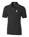 Charlotte 49ers Cutter & Buck Advantage Eco Tri-Blend Pique Mens Polo Black Mannequin Thumbnail Image