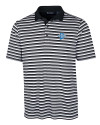 Indiana State Sycamores Cutter & Buck Big & Tall Forge Polo Multi Stripe Black Mannequin Thumbnail Image