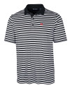 Rutgers Scarlet Knights Cutter & Buck Big & Tall Forge Polo Multi Stripe Black Mannequin Thumbnail Image