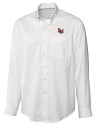 Lamar Cardinals Cutter & Buck Epic Easy Care Fine Twill Mens Big and Tall Dress Shirt White Mannequin Thumbnail Image