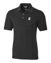 Charlotte 49ers Cutter & Buck Advantage Eco Tri-Blend Pique Mens Big and Tall Polo Black Mannequin Thumbnail Image