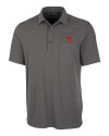 Dayton Flyers Cutter & Buck Advantage Tri-Blend Jersey Mens Big and Tall Pocket Polo Elemental Grey Heather Mannequin Thumbnail Image