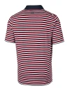 Dayton Flyers Cutter & Buck Big & Tall Forge Polo Multi Stripe Cardinal Red Mannequin Back Thumbnail Image