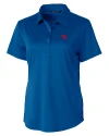 View image 15: Dayton Flyers Cutter & Buck Prospect Recycled Featherlight Stretch Womens Polo Tour Blue Mannequin
