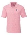 Dayton Flyers Cutter & Buck Advantage Tri-Blend Space Dye Mens Polo Cardinal Red Mannequin Thumbnail Image