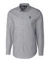 Georgetown Hoyas Cutter & Buck Stretch Oxford Mens Long Sleeve Dress Shirt Charcoal Mannequin Thumbnail Image