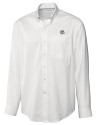 Georgetown Hoyas Cutter & Buck Epic Easy Care Fine Twill Mens Long Sleeve Dress Shirt White Mannequin Thumbnail Image